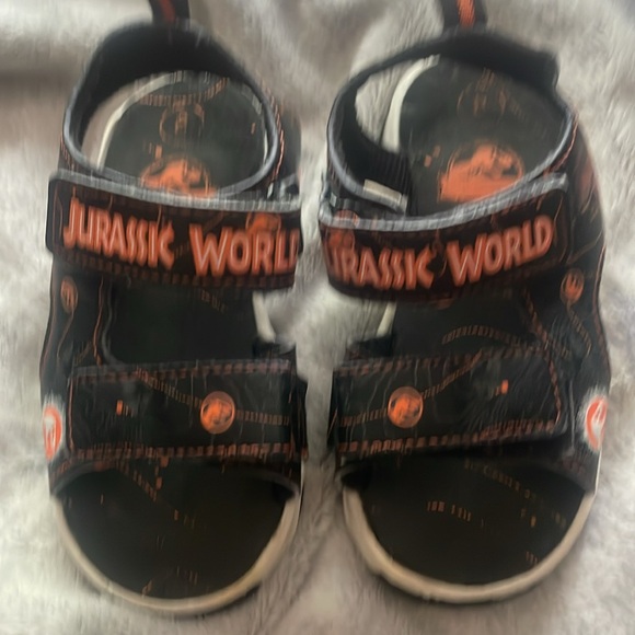 Jurassic Park boys Light-up Sandals & Carter’s light up gym shoes. (Both work) - Picture 7 of 10